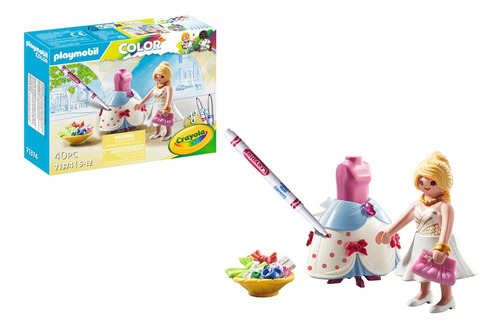 Playmobil Color: Diseñador De Desfiles De Moda