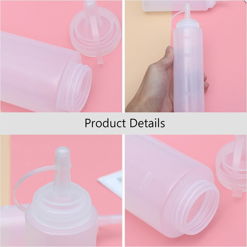 Imagen 8 de 8 de 2 Botellas De Crema De Ketchup De Plástico De 230 Ml Para En