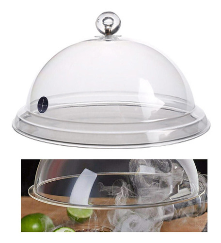 Cúpula De Plástico Platos Vasos De Humo A-16cm 16-31,5 Cm