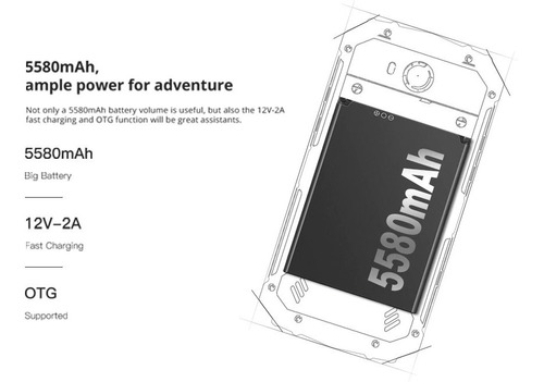 Doogee S60 4/32gb Bateria: 5580 Mah Smartphone Robusto Ip68