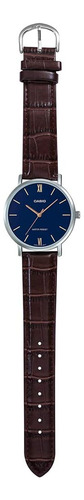 Casio Mtp-vt01l-2b Reloj Analógico Minimalista Para Hombre C