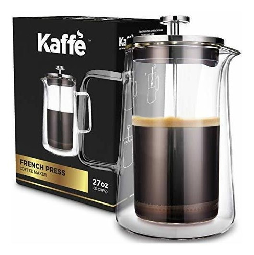 Kaffe Kf1010 - Cafetera De Prensa Francesa (doble Pared De V