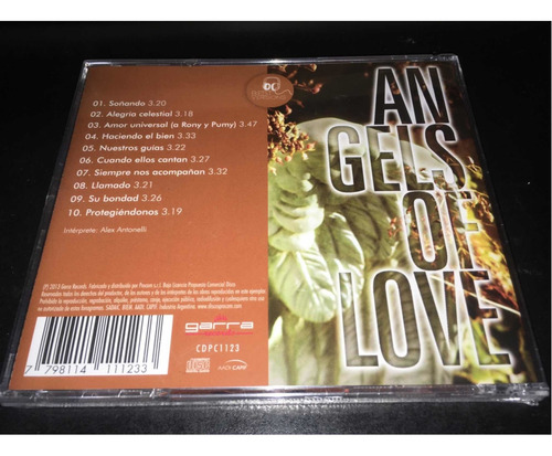 Alex Antonelli Angels Of Love / New Age / Cd Nuevo Cerrado
