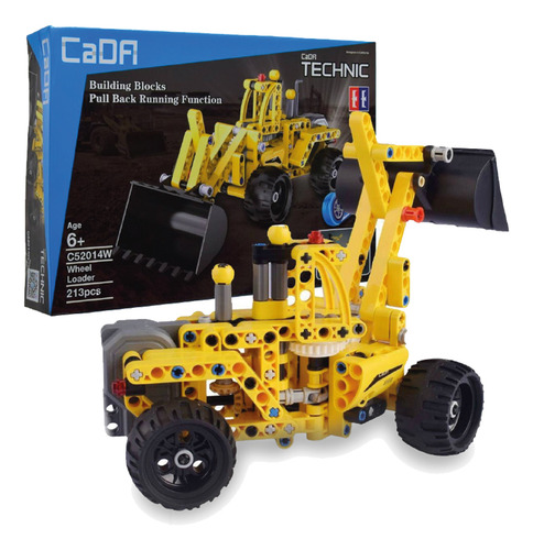 Excavadora Juguete De Construcción Cada 213 Pzs Azul