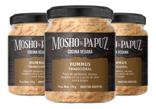 X3 Hummus Tradicional 170 G Mosho & Papuz 