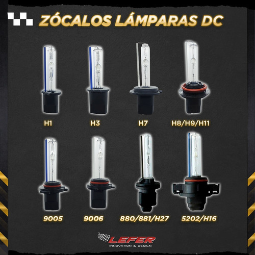 Imagen 4 de 10 de Lampara Xenon Hid 6000k 8000k H1 H3 H7 H11 9006 9005 880 Etc
