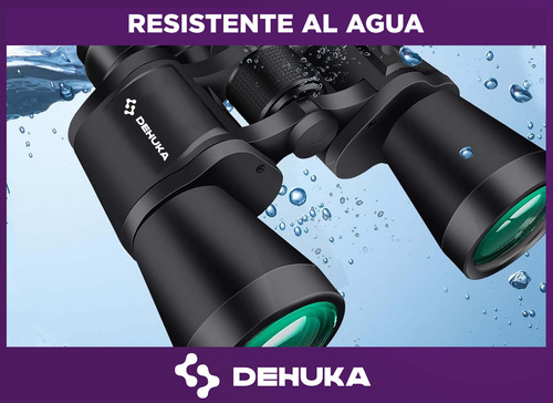 Larga Vista Binoculares 20×50 Caza Nautica Deportes Estuche Dehuka