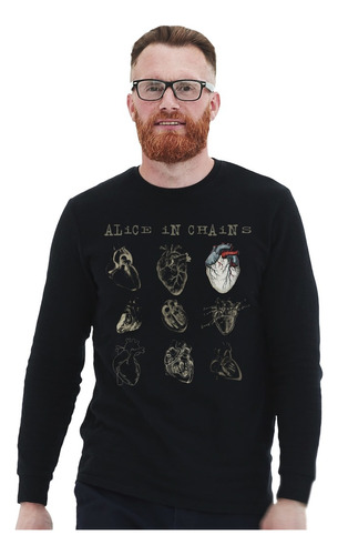 Polera Ml Alice In Chains Black Gives Way To Blue Rock Impre