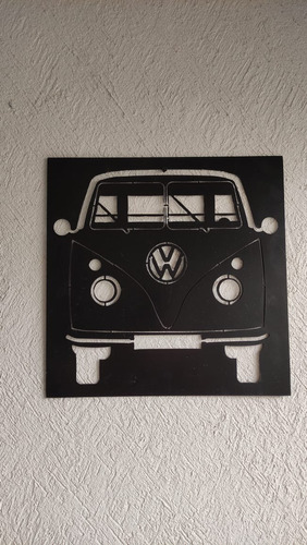 Cuadro Decorativo De Volkswagen, Combi , Vintage