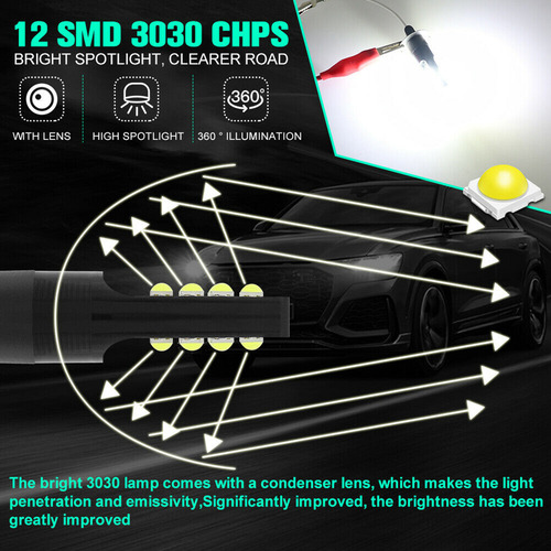 Faros Antiniebla Led Para Coche, 80 W, Par De Bombillas Led