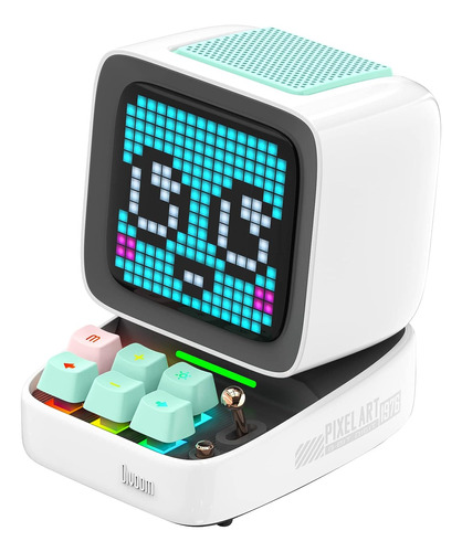 Divoom Ditoo Pixel Art Gaming Bocina Bluetooth Portátil Blan