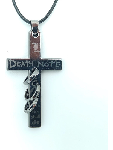 Collar Death Note M3 Cruz Anime De Colección