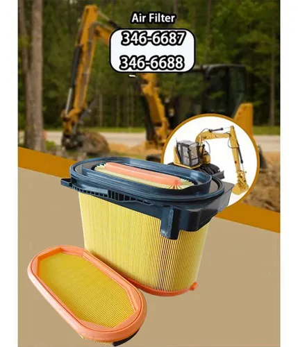 Filtro De Aire Para Excavadora 346-6687 346-6688 Para Cat 31