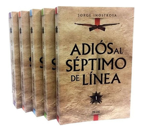 Libro Adiós Al Séptimo De Línea (5 Tomos) - Jorge Inostrosa