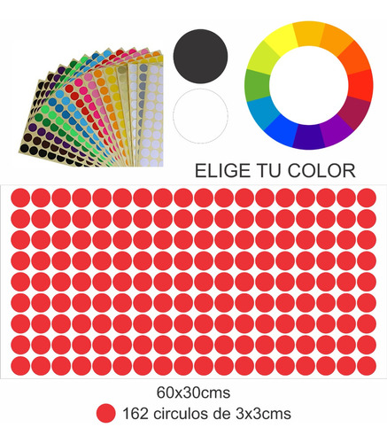 Calcomanías Circulares Para Marcar