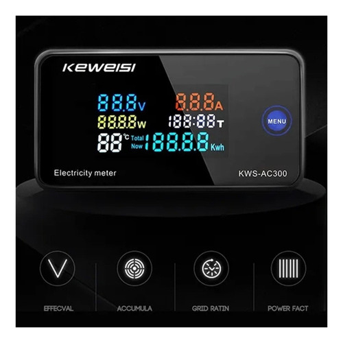 2024 Digital Voltage Measuring Instrument Ac50-300v .