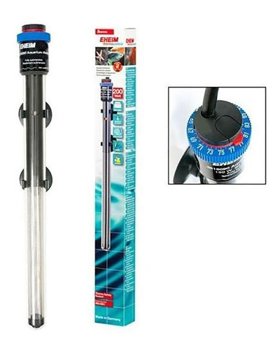 Aquecedor Eheim 200w Aquários Até 400l Com Termostato 220v