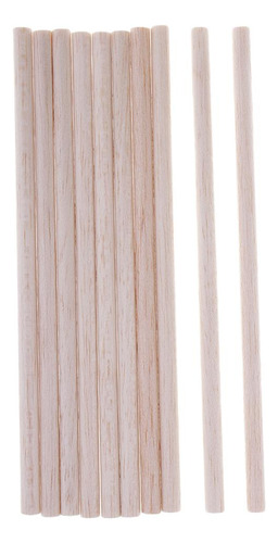 2 Palos De Formas De Madera De Balsa