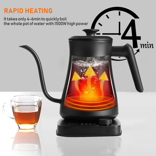 Hervidor Eléctrico Con Cuello De Cisne Tumidy Temperature Co