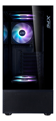 Gabinete Gamer Xpg Invader X Mini Argb Atx C/templado Negro