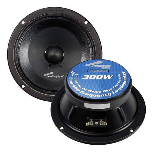 Apmb 8sb 8  250w Bajo Mediado Audio Vehiculo Altavoz