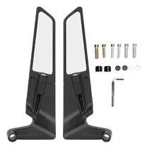 Comprar Espejo Para Manillar De Moto, 1 Par De Espejos De Viento De
