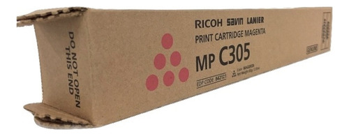 Toner Original Ricoh Mp C305 Magenta 842121 Aficio C305sp