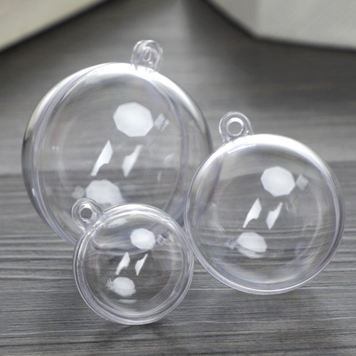 Adornos Transparentes De Navidad Diy Craft Packaging 5cm