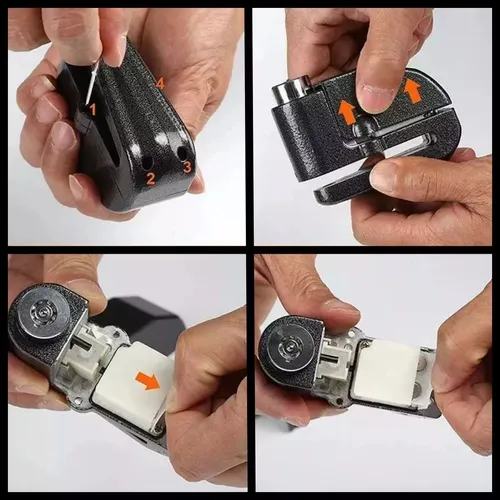 Traba Disco Frenos Moto Alarma 110 Db Seguridad 7 Mm Sensor