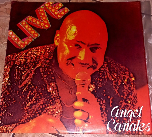 Vinilo Buen Estado, Angel Canales Live Salsa Lp