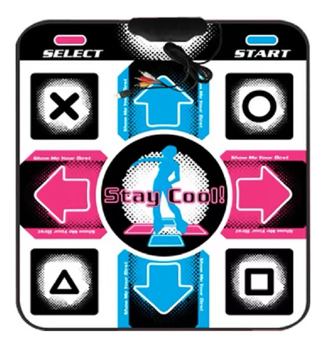 Imagen 5 de 5 de Alfombra De Baile Xtreme Dance Pad Directo A Tv Rca Y Pc Usb