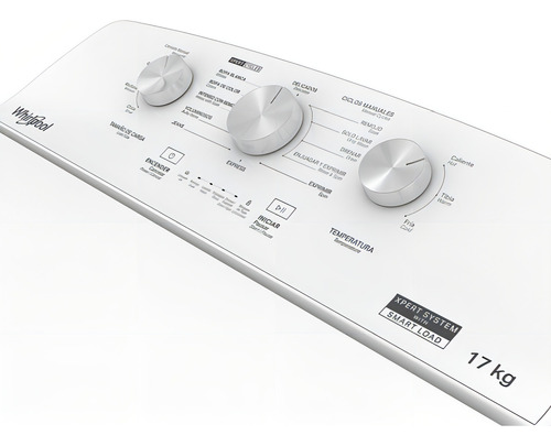 Lavadora Carga Superior Xpert System 17 Kg Whirlpool