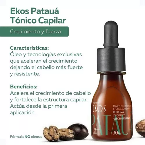 Natura Ekos Tonico Capilar Pataua 30ml - Ana De Natura