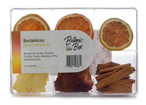 Imagen 2 de 8 de Set 6 Botanicos + Frutas Deshidratada Gin Tonic + Bosque Gin
