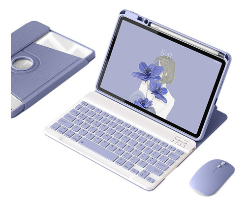 Funda Rotar 360+teclado+mouse Para iPad Pro 11 2022/2021