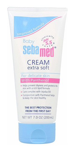 Crema Bebé Sebamed Extra Suave, 7 Fl. Oz, Set 2.