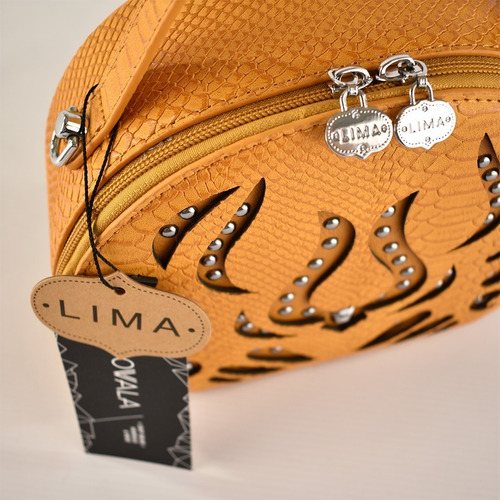 Imagen 6 de 7 de Carteras Bandoleras Mujer Simil Cuero Suela Tachas Lima