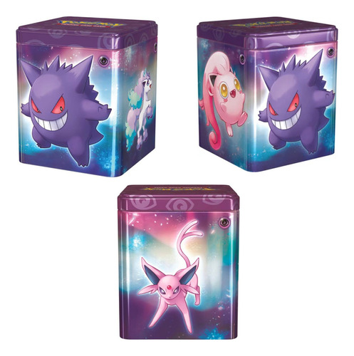 Pokemon Tcg Stacking Tin - 2024 Modelo A Elegir Metalicos Inglés