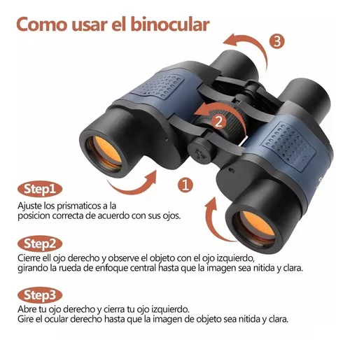 Binoculares Telescópicos HD con Visión Nocturna MV028