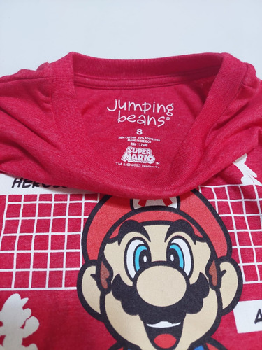 Playera Super Mario Original Nintendo