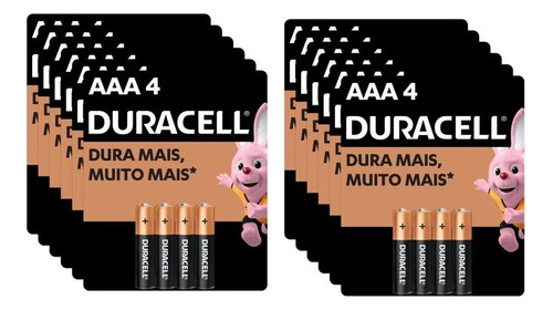 Kit 48 Pilhas Alcalina Duracell Palito Aaa (12x4un)