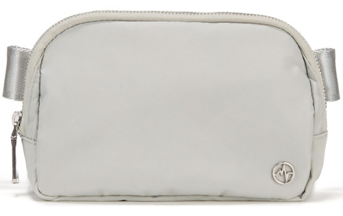 Bolso Cruzado Para Mujer Diseño Gris Seal Grey Talla Unica