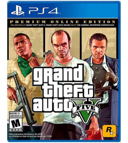Grand Theft Auto V Premium Playstation 4 Nuevo