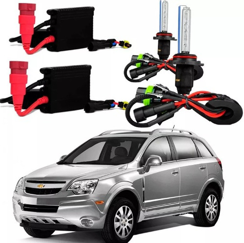 Kit Xenon Chevrolet Captiva 08/14 Farol Alto H1 6000k