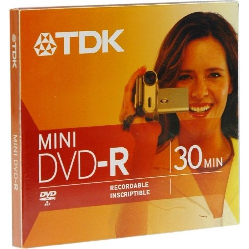Mini Dvd-r Tdk 30 Min Gravável 