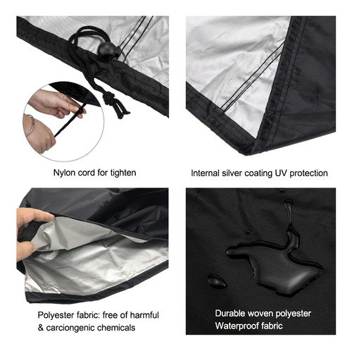 Funda Impermeable Y Resistente Para Parrilla De 23 Pulgadas