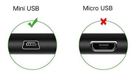 70.9 In Usb Mini 5 Pin Angulo Recto Adaptador Dato Cable