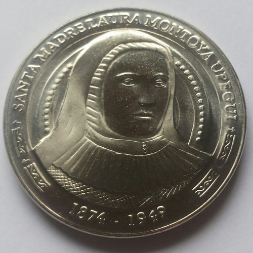 Moneda Colombia 5000 Pesos 2015 Madre Laura Catedral Jerico
