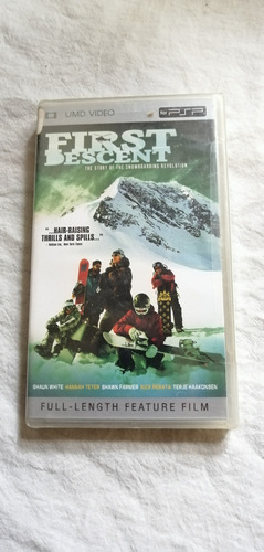 First Descent Pelicula Sony Umd Psp Importad Nueva Y Sellada