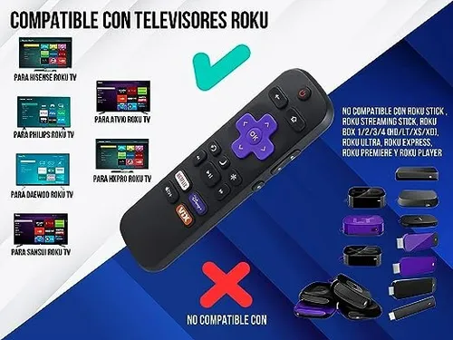 New Control Remoto Hisense For Roku Tv Original